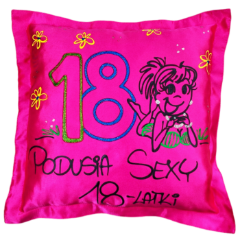 [Ds06-18] Poduszka satynowa Podusia Sexy 18